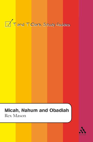 Micah, Nahum and Obadiah cover