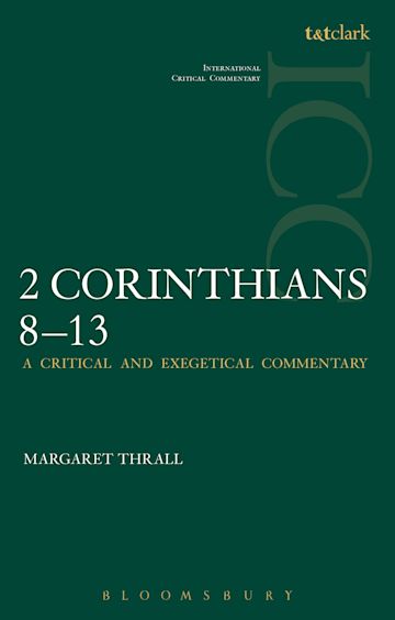 II Corinthians 8-13 cover