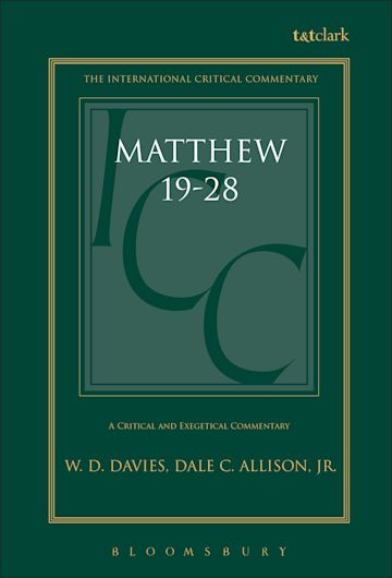 Matthew 19-28 cover