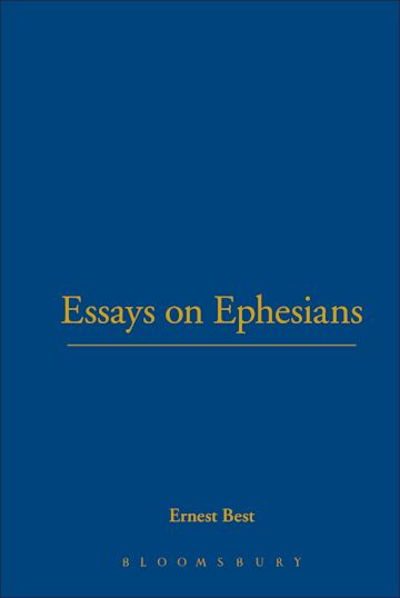 Essays on Ephesians cover