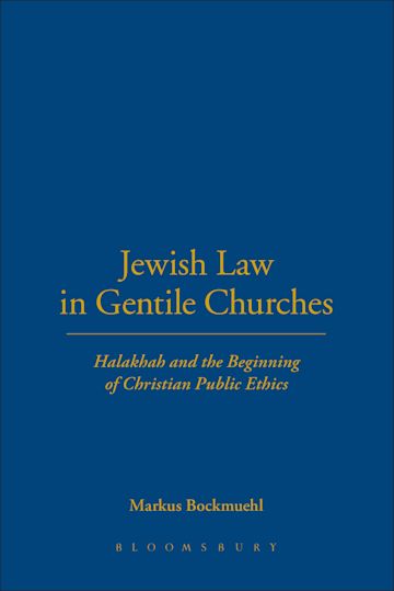 Jewish Law in Gentile Churches cover