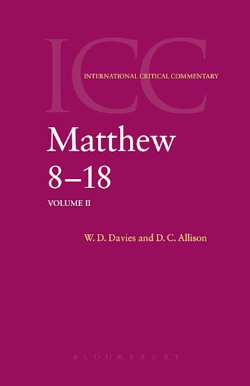 Matthew 8-18 cover