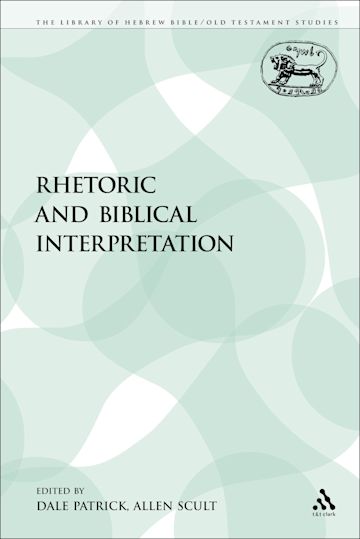 Rhetoric and Biblical Interpretation cover