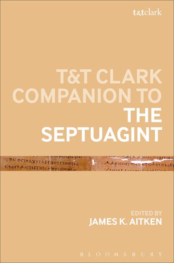 T&T Clark Companion to the Septuagint cover