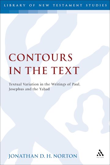 Contours in the Text cover