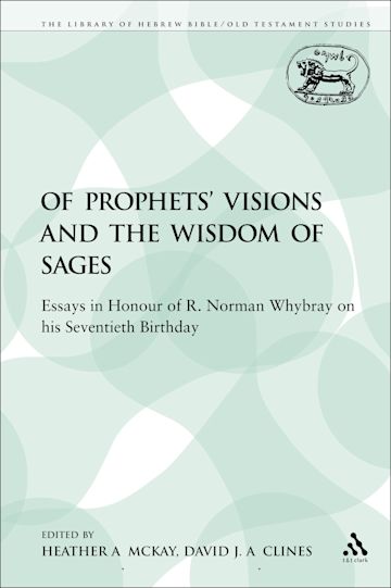 Of Prophets' Visions and the Wisdom of Sages cover