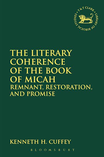 The Literary Coherence of the Book of Micah cover