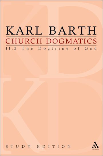 Church Dogmatics Study Edition 10 cover