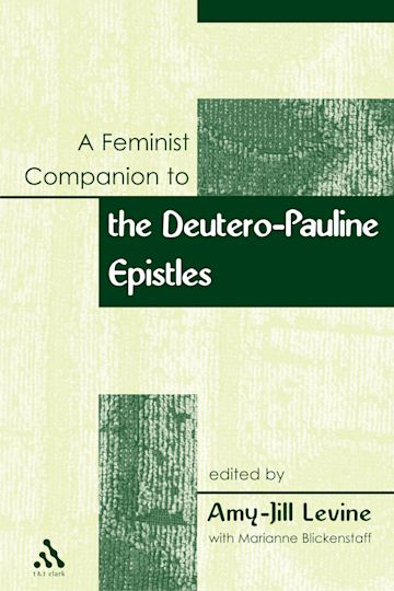 Feminist Companion to Paul cover