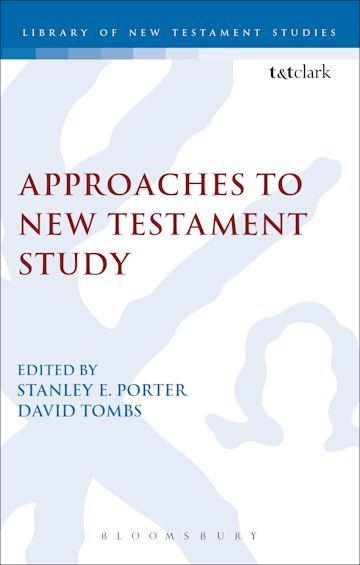 Approaches to New Testament Study cover