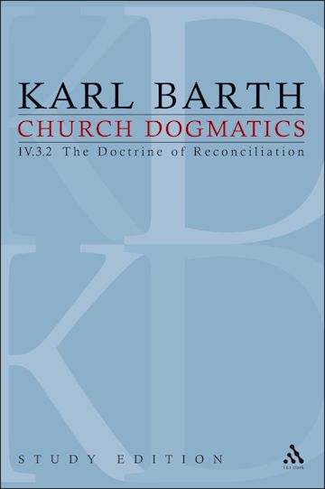 Church Dogmatics Study Edition 29 cover