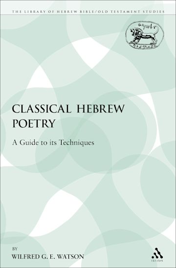 Classical Hebrew Poetry cover