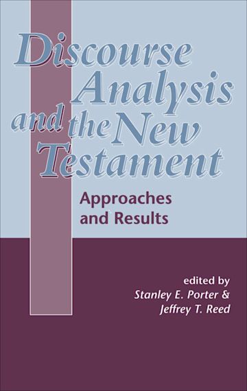 Discourse Analysis and the New Testament cover