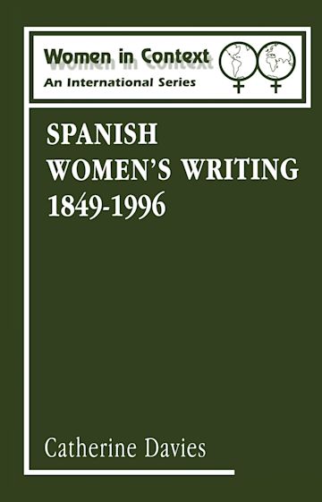 Spanish Women's Writing 1849-1996 cover