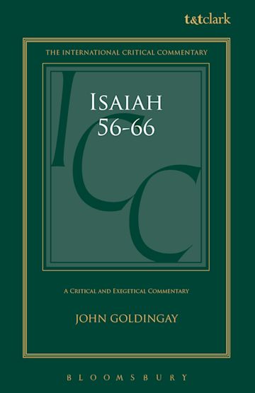 Isaiah 56-66 (ICC) cover