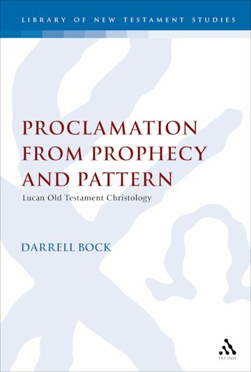 Proclamation from Prophecy and Pattern cover