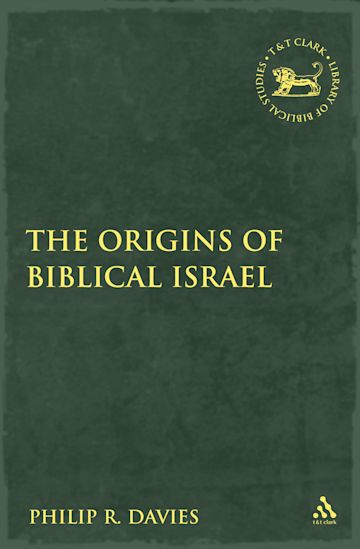 The Origins of Biblical Israel cover