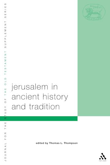 Jerusalem in Ancient History and Tradition cover