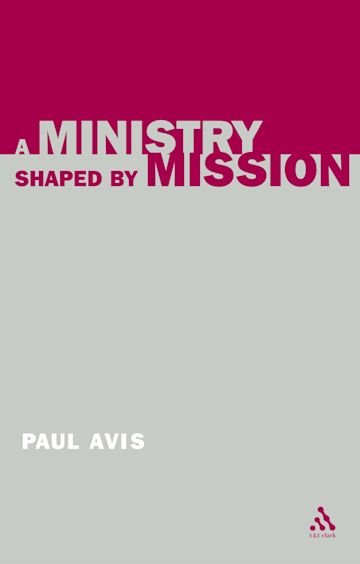 A Ministry Shaped by Mission cover