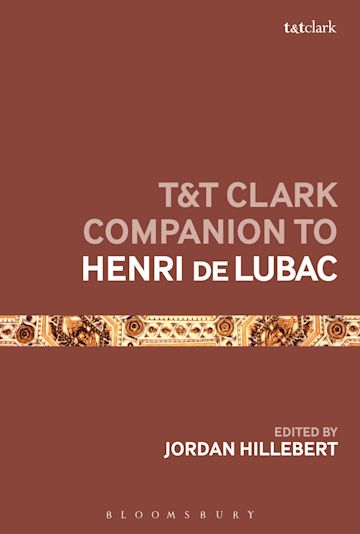 T&T Clark Companion to Henri de Lubac cover