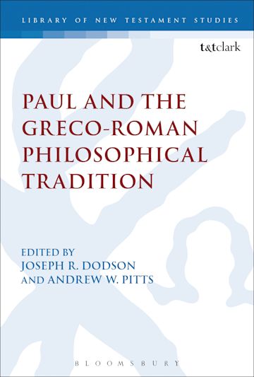 Paul and the Greco-Roman Philosophical Tradition cover