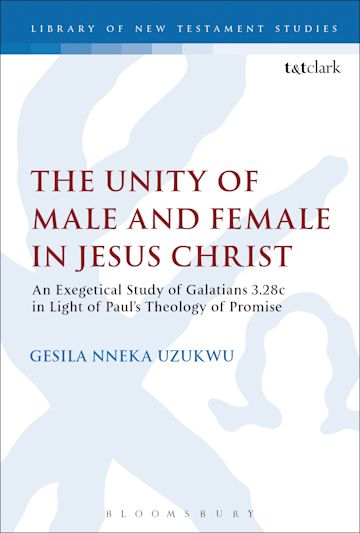 The Unity of Male and Female in Jesus Christ cover