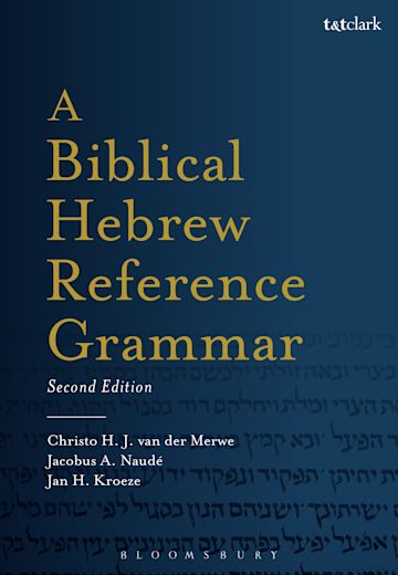 A Biblical Hebrew Reference Grammar cover