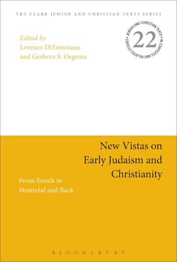 New Vistas on Early Judaism and Christianity cover