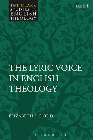 The Lyric Voice in English Theology cover