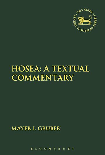 Hosea: A Textual Commentary cover