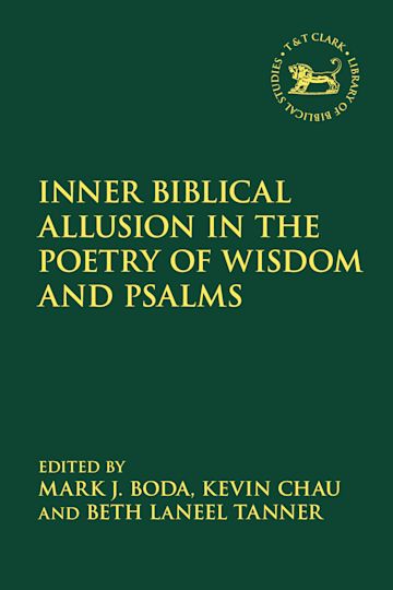 Inner Biblical Allusion in the Poetry of Wisdom and Psalms cover