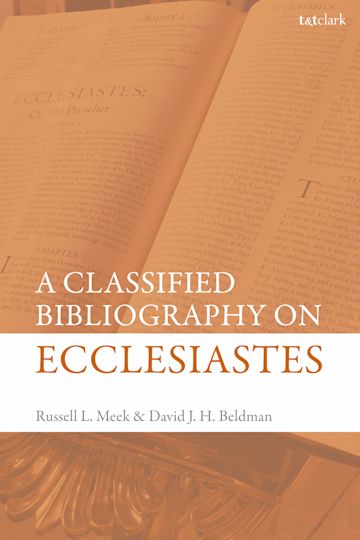 A Classified Bibliography on Ecclesiastes cover