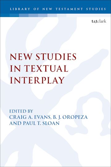 New Studies in Textual Interplay cover