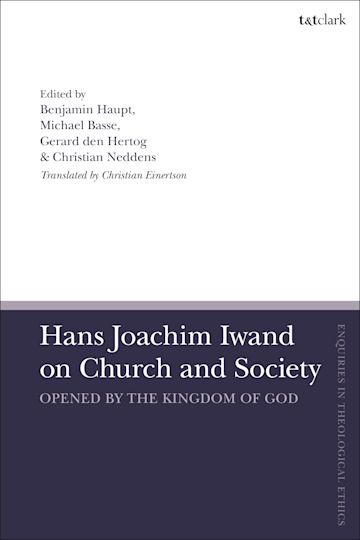 Hans Joachim Iwand on Church and Society cover