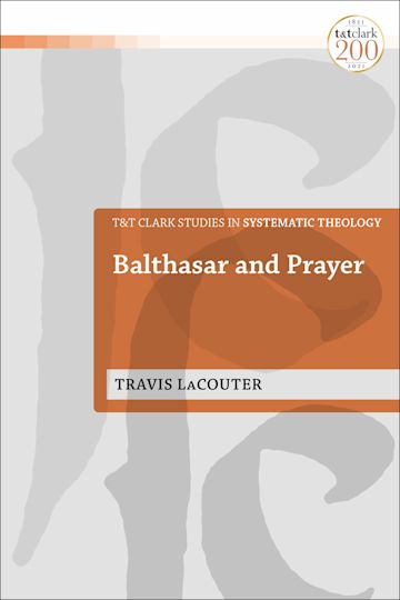 Balthasar and Prayer cover