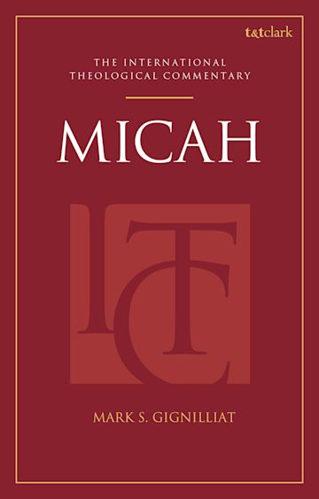 Micah: An International Theological Commentary cover