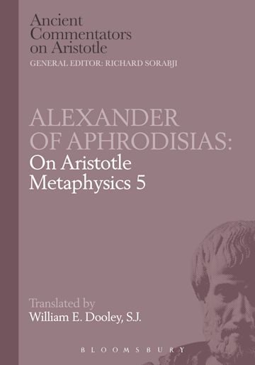 Alexander of Aphrodisias: On Aristotle Metaphysics 5 cover