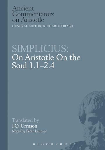 Simplicius: On Aristotle On the Soul 1.1-2.4 cover