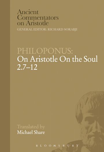 Philoponus: On Aristotle On the Soul 2.7-12 cover