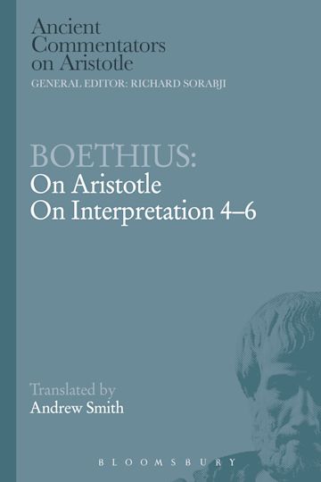 Boethius: On Aristotle on Interpretation 4-6 cover