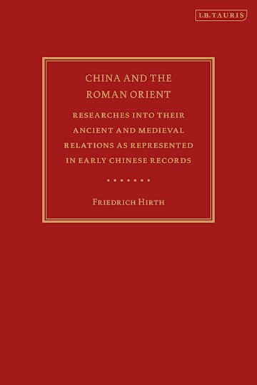 China and the Roman Orient cover