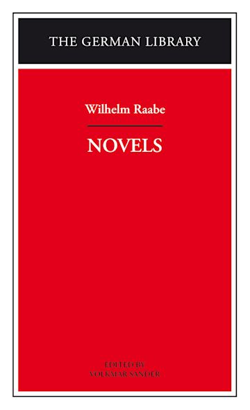 Novels: Wilhelm Raabe cover