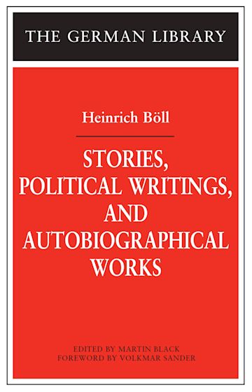 Stories, Political Writings, and Autobiographical Works cover