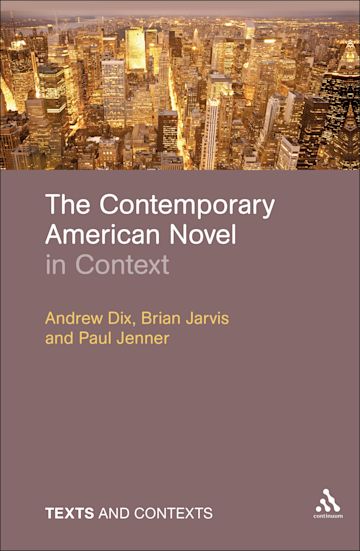 The Contemporary American Novel in Context cover