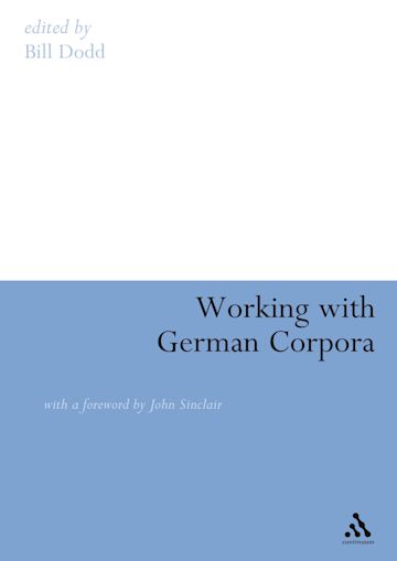 Working with German Corpora cover
