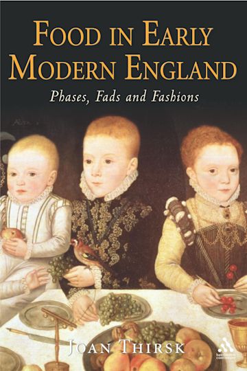 Food in Early Modern England cover