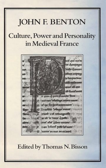 Culture, Power and Personality in Medieval France cover