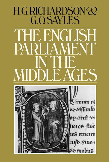 English Parliament in the Middle Ages cover