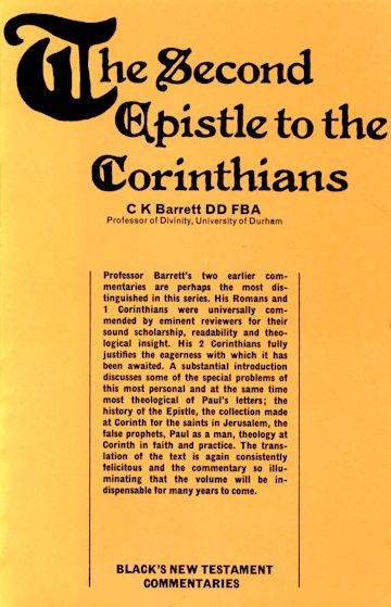 Second Epistle to the Corinthians cover