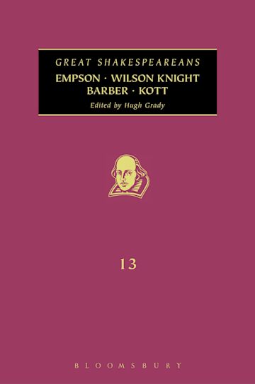 Empson, Wilson Knight, Barber, Kott cover